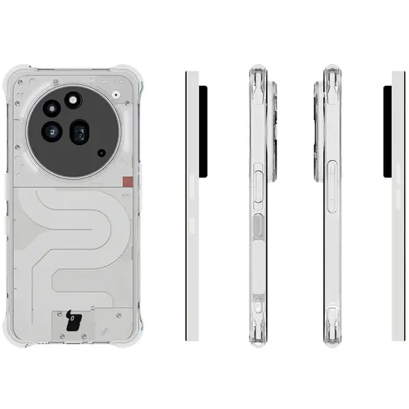 Etui + 2x szkło na ekran Bizon Case Clear Pack do Nothing Phone (3a) Pro