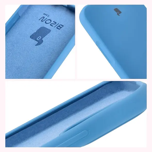 Silikonowe etui Bizon Soft Case do Honor 400 Lite 5G niebieskie
