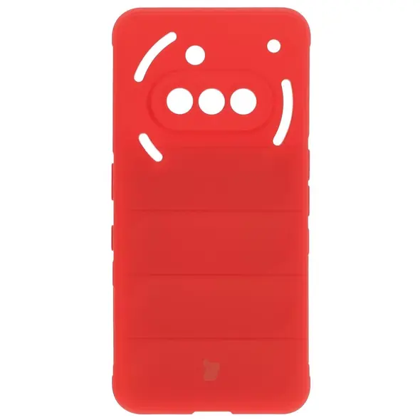 Pancerne etui Bizon Case Tur do Nothing Phone (3a) czerwone