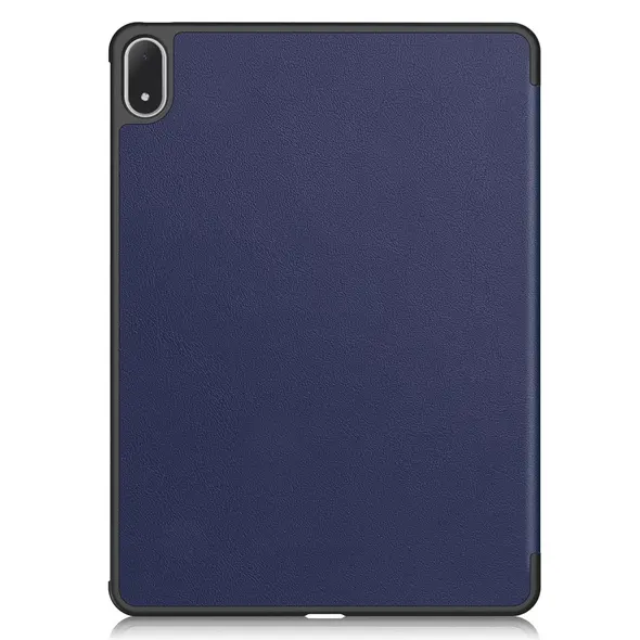 Etui z klapką Bizon Case Tab Croc do OnePlus Pad 3 / 2 Pro / OPPO Pad 4 / 4 Pro granatowe