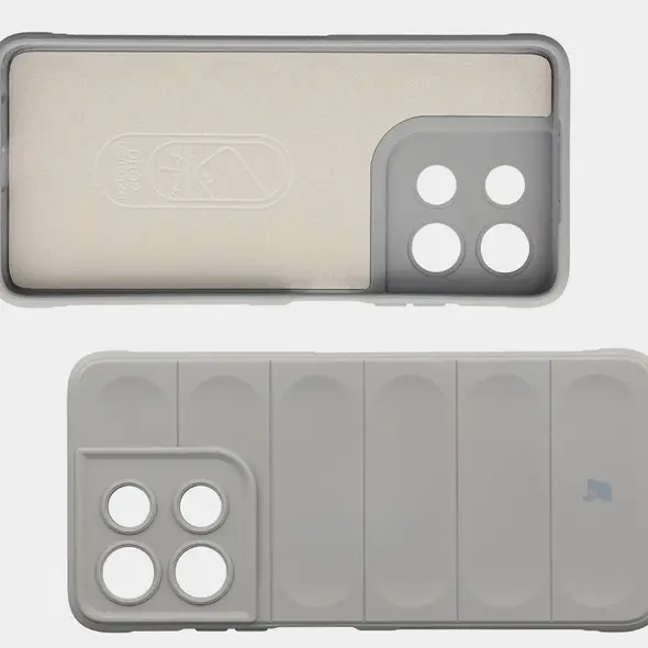 Pancerne etui Bizon Case Tur do Motorola Moto G56 5G jasnoszare