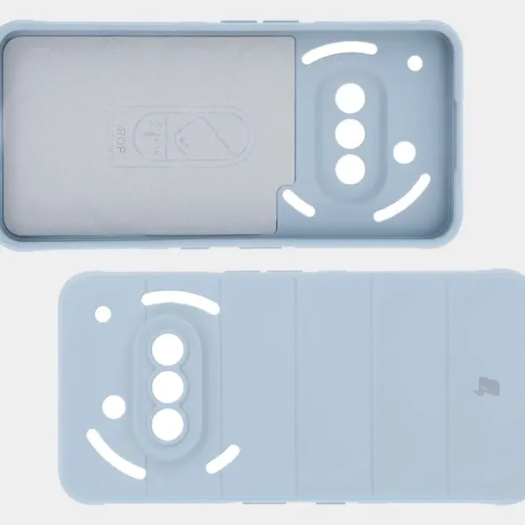 Pancerne etui Bizon Case Tur do Nothing Phone (3a) jasnoniebieskie