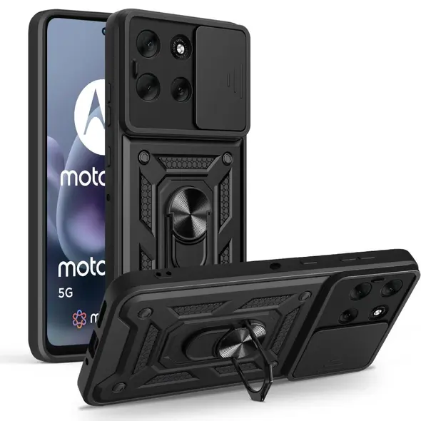 Etui Tech-Protect Camshield Pro do Motorola Moto G86 5G Black