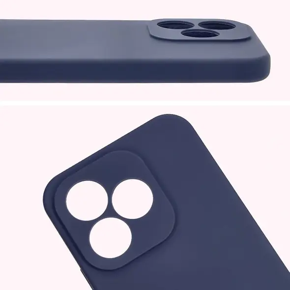 Silikonowe etui Bizon Soft Case do Honor 400 Lite 5G ciemnoniebieskie