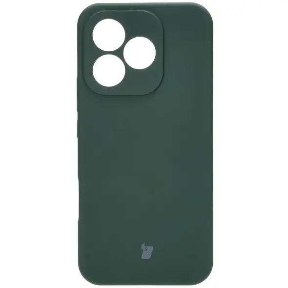Silikonowe etui Bizon Soft Case do Honor 400 Lite 5G ciemnozielone