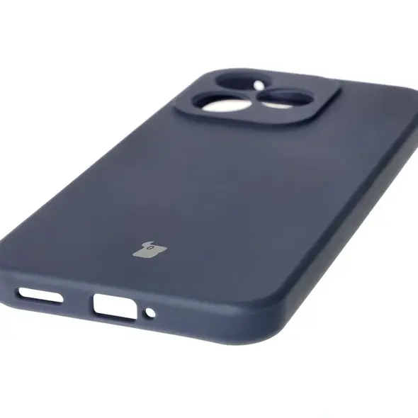 Silikonowe etui Bizon Soft Case do Honor 400 Lite 5G ciemnoniebieskie