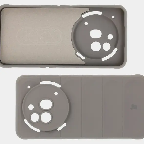 Pancerne etui Bizon Case Tur do Nothing Phone (3a) Pro jasnoszare
