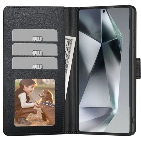 Etui z klapką Tech-Protect Wallet Nothing Phone 3a Matte Black