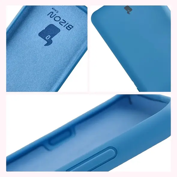 Silikonowe etui Bizon Soft Case do Motorola Edge 60 Pro niebieskie