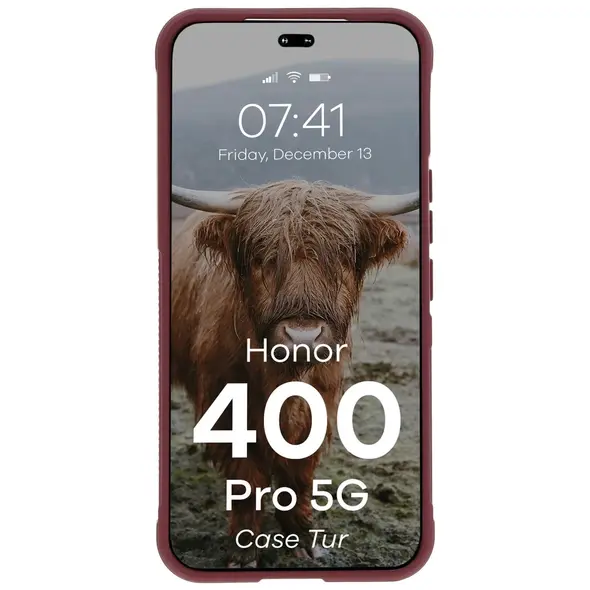 Pancerne etui Bizon Case Tur do Honor 400 Pro burgundowe