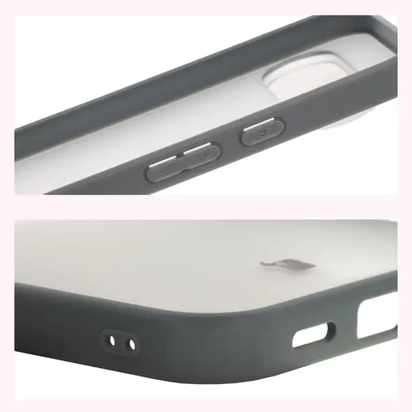 Etui Bizon Case Angelo do Google Pixel 10 Pro XL półprzezroczyste z szarą ramką