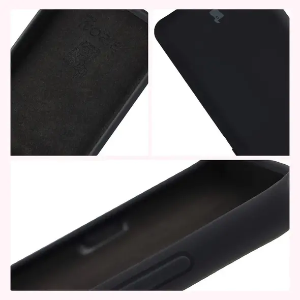 Silikonowe etui Bizon Soft Case do Motorola Edge 60 Pro czarne