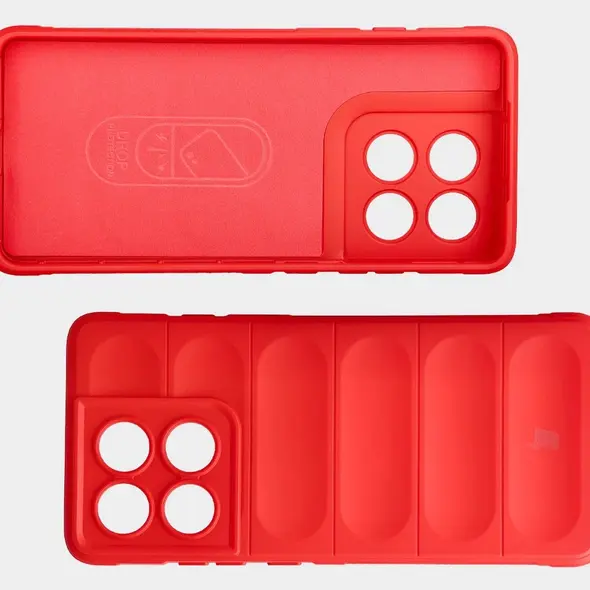 Pancerne etui Bizon Case Tur do Motorola Edge 60 Pro czerwone