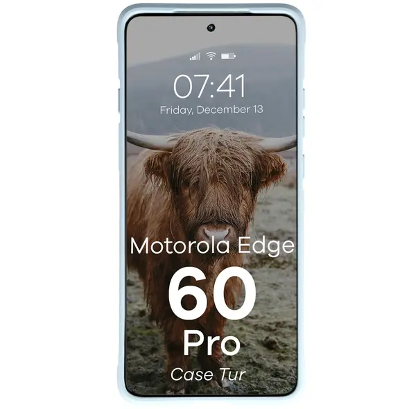Pancerne etui Bizon Case Tur do Motorola Edge 60 Pro jasnoniebieskie