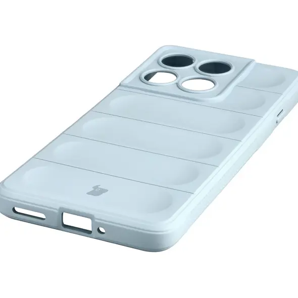Pancerne etui Bizon Case Tur do Motorola Edge 60 Pro jasnoniebieskie