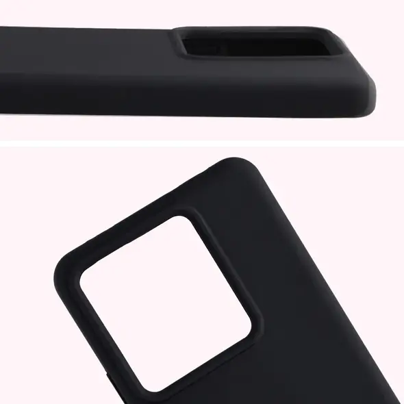 Silikonowe etui Bizon Soft Case do Realme GT 7 / 7T czarne