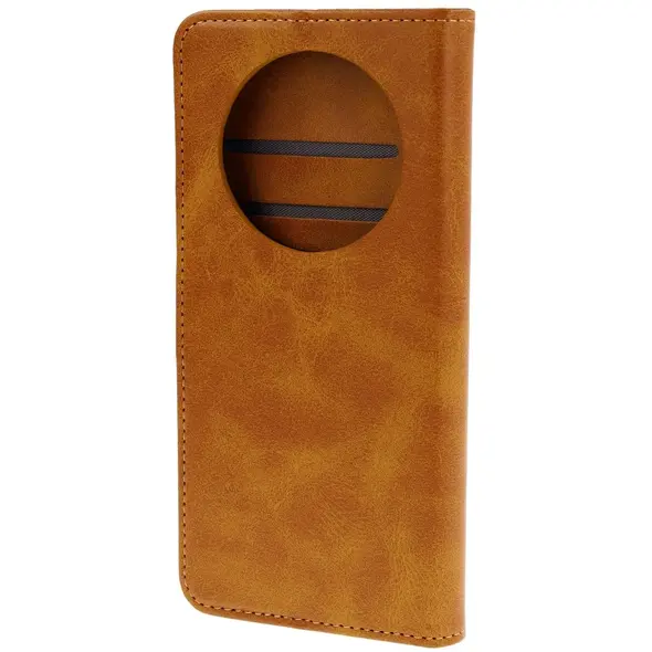 Etui z klapką Bizon Case Pocket do Realme 14 Pro 5G brązowe