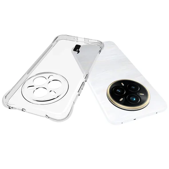 Etui + 2x folia na ekran Bizon Case Clear Pack do Realme 14 Pro+ Plus 5G