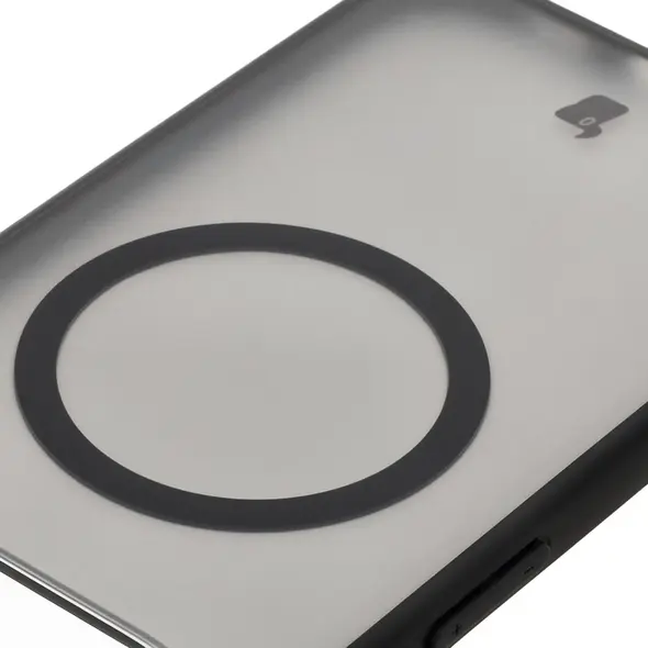 Etui z pierścieniem magnetycznym Bizon Case MatteO do Pixel 10 Pro XL przydymione-czarne