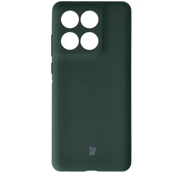 Silikonowe etui Bizon Soft Case do Motorola Edge 60 Fusion / 60 ciemnozielone