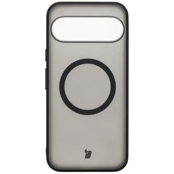 Etui z pierścieniem magnetycznym Bizon Case MatteO do Pixel 10 Pro XL przydymione-czarne