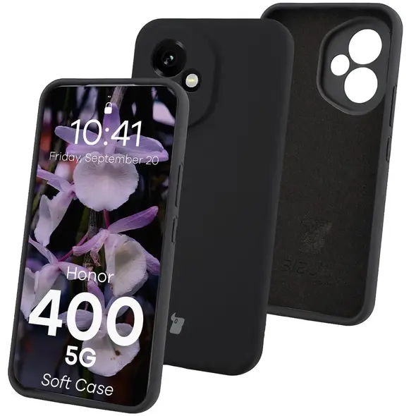 Silikonowe etui Bizon Soft Case do Honor 400 czarne
