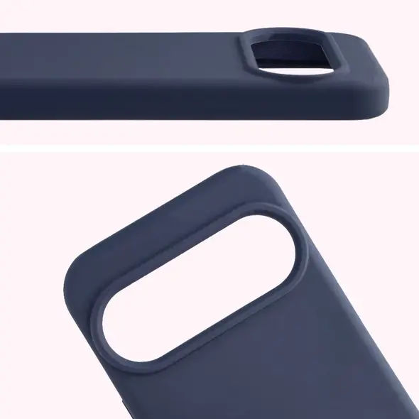 Silikonowe etui Bizon Soft Case do Google Pixel 10 / 10 Pro ciemnoniebieskie