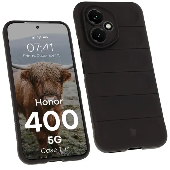 Pancerne etui Bizon Case Tur do Honor 400 5G czarne