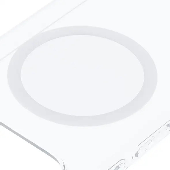 Etui z pierścieniem magnetycznym Bizon Case CrystalO do Google Pixel 10 Pro XL przezroczyste