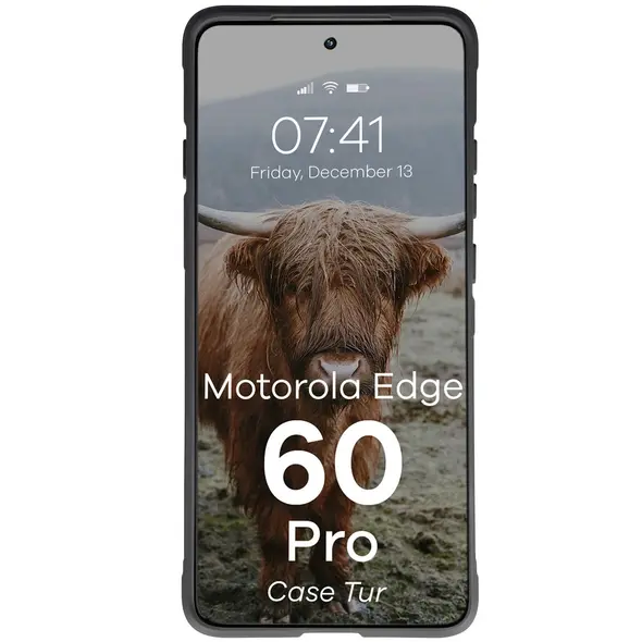 Pancerne etui Bizon Case Tur do Motorola Edge 60 Pro czarne