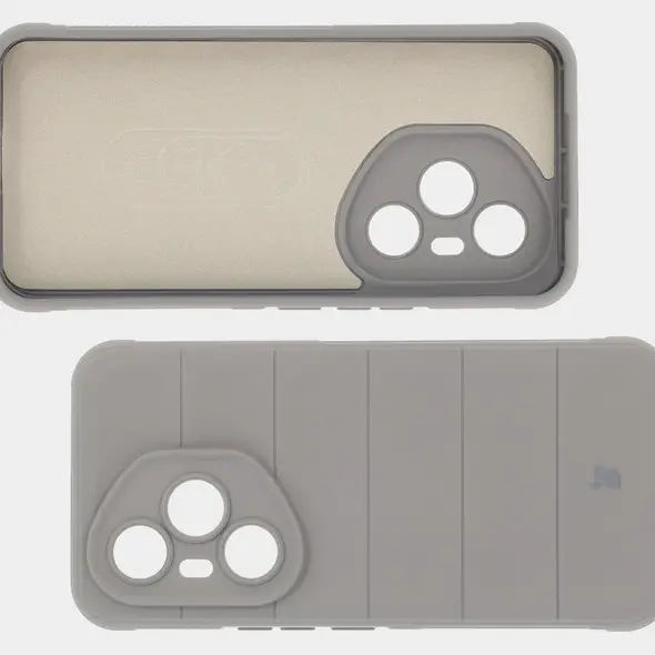 Pancerne etui Bizon Case Tur do Honor 400 Pro jasnoszare