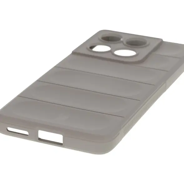 Pancerne etui Bizon Case Tur do Motorola Edge 60 / 60 Fusion jasnoszare