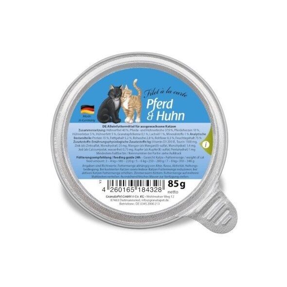 GranataPet Filet a la carte konina z kurczakiem karma dla kota 85g