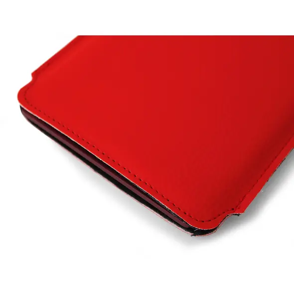 Skórzane etui wsuwane LURESKO na ebook 177x130x9mm (czerwony) (PAP)