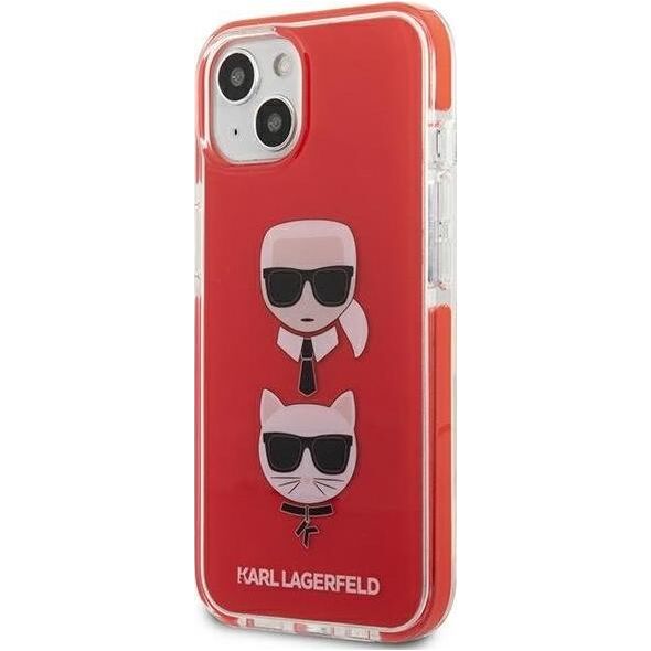 Karl Lagerfeld Karl Lagerfeld KLHCP13MTPE2TR iPhone 13 6,1" hardcase czerwony/red Karl&Choupette Head