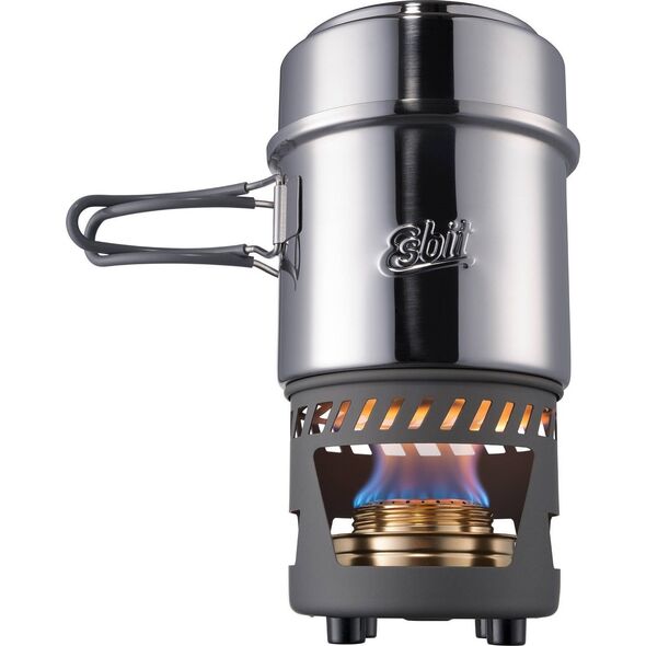 Esbit Zestaw z palnikiem Esbit Cookset 985ml Stainless Steel Uniwersalny