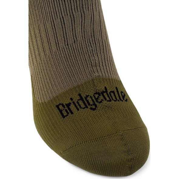 Bridgedale Skarpety wodoodporne Bridgedale StormSock Mid Boot - khaki/olive 48+