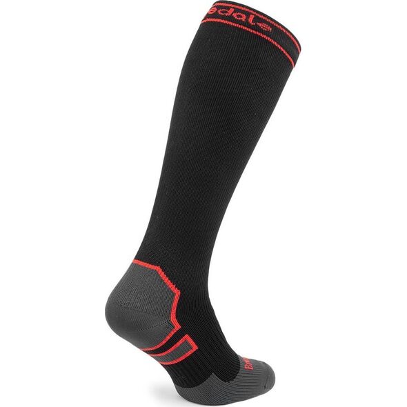 Bridgedale Skarpety wodooszczelne Bridgedale StormSock Heavy Knee - black/red 40 - 43