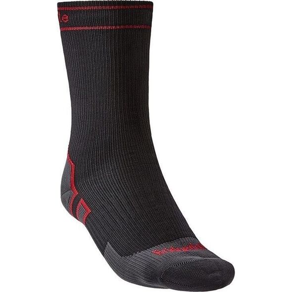 Bridgedale Skarpety Bridgedale wodoodporne StormSock Heavy Boot - black/red 44 - 47