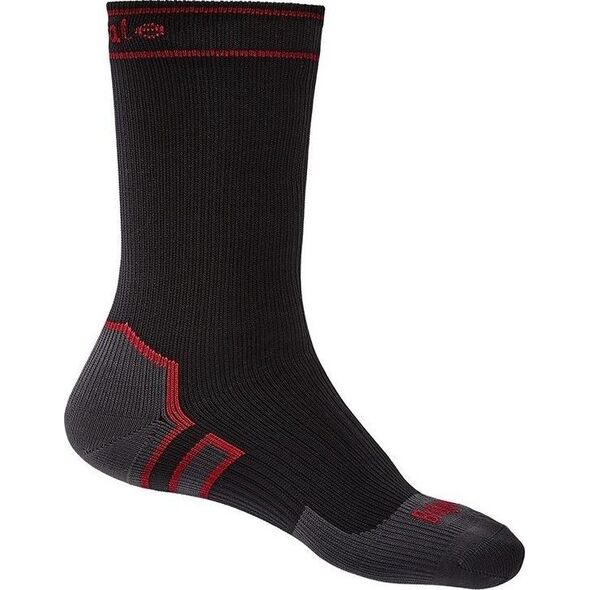 Bridgedale Skarpety Bridgedale wodoodporne StormSock Heavy Boot - black/red 44 - 47