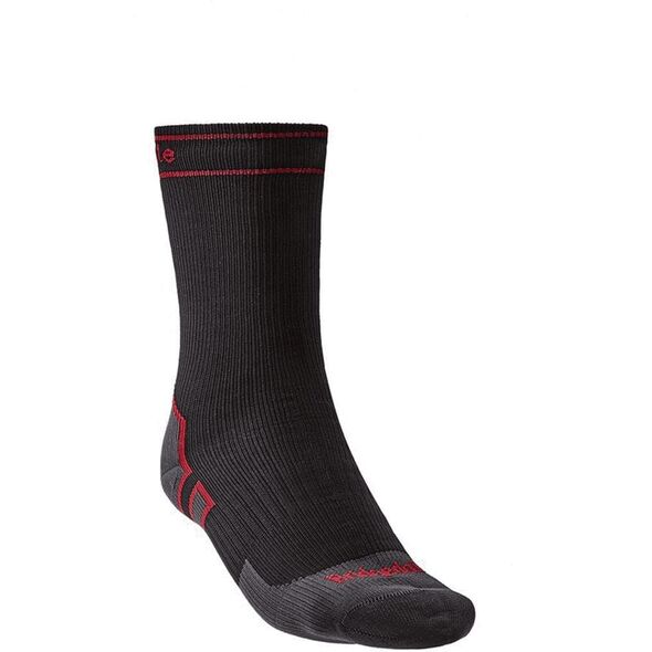 Bridgedale Skarpety Bridgedale wodoodporne StormSock Heavy Boot - black/red 48+