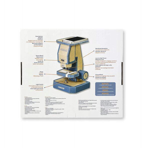 Carson OG-100 Optigami DYI Cardboard Microscope