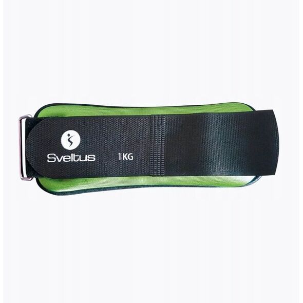 Lycra weighted cuffs SVELTUS VELTUS 0942 2x1kg black/green