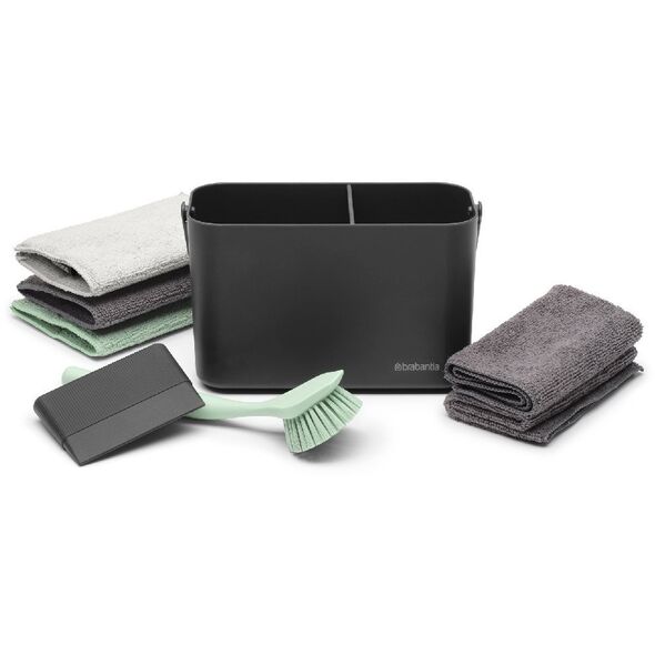 SinkSide cleaning set 5 pcs. - Dark Grey Brabantia
