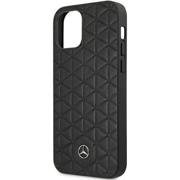 Mercedes Mercedes MEHCP12LSPSBK iPhone 12 Pro Max 6,7" czarny/black hardcase Leather Quilted Embossed