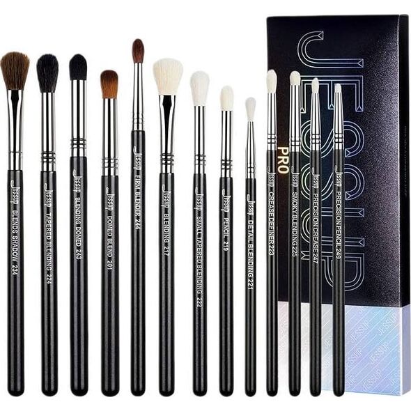Jessup Pro Blending Brushes zestaw pędzli do makijażu oczu T338 13szt.