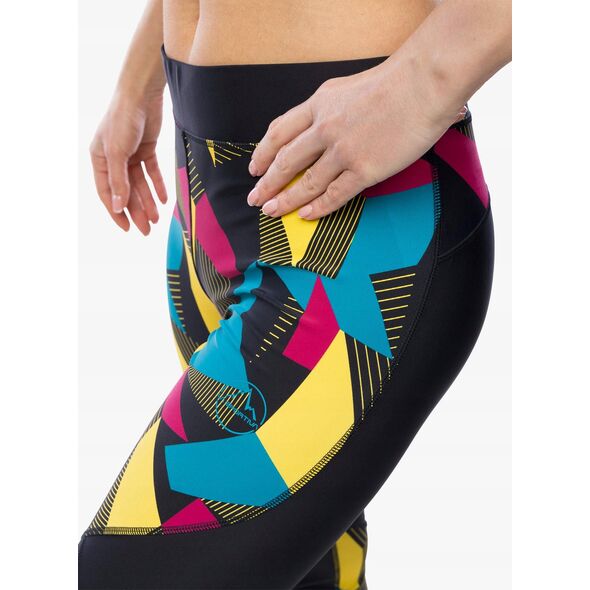 Legginsy wspinaczkowe La Sportiva Dimension Tights - black/crystal rozmiar: l