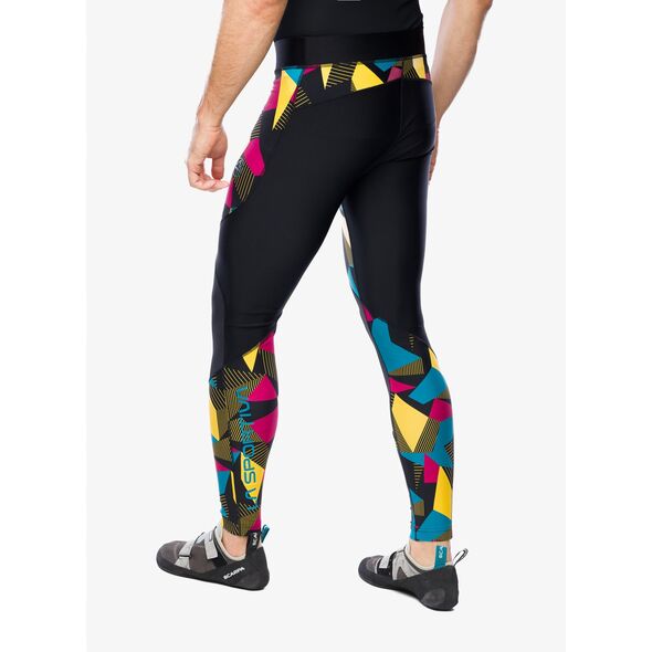 Legginsy wspinaczkowe La Sportiva Dimension Tights - black/crystal rozmiar: l