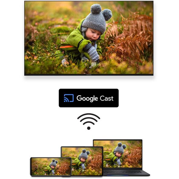 TV SET LCD 43" QLED 4K/WHITE 43UG4S14W THOMSON