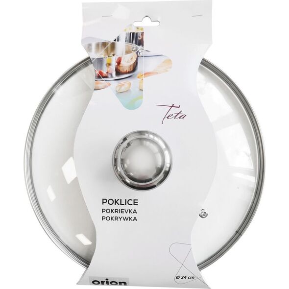 Orion Pokrywka szklana do garnka / patelni 24 cm uniwersalny